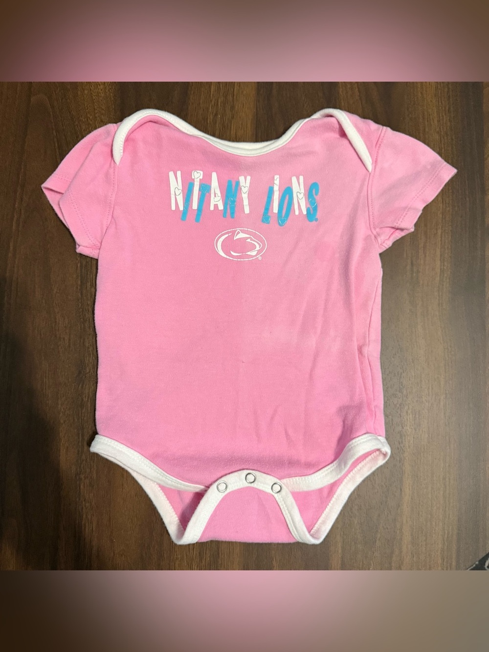 Baby girl Penn state nittany lions onesie